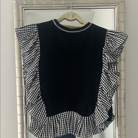 English Factory Ruffle Sleeve Top - Picture 4 of 4